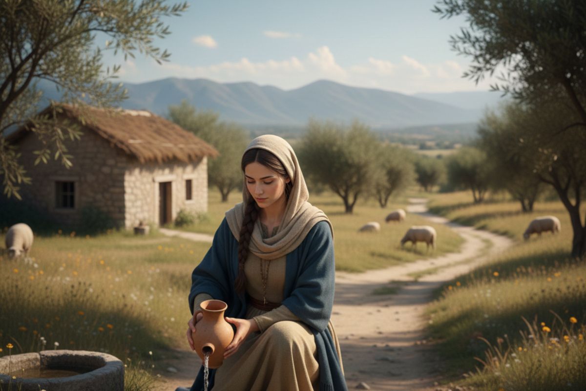 Maria Era uma Camponesa e Quando Jovem Vivia Longe do Centro Religiosos