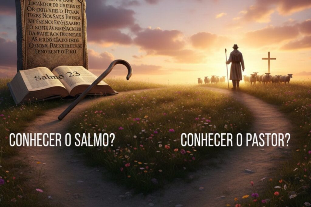 Salmo 23: Conhecer o Salmo ou Conhecer o Pastor?