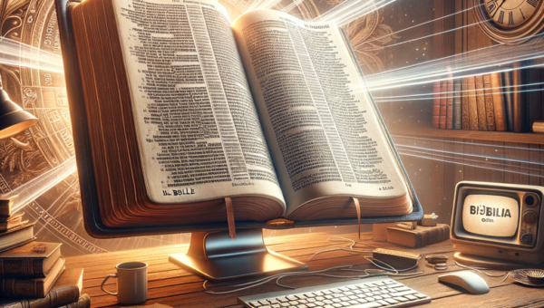 Illustration of Bíblia Online: Leitura, Pesquisa e Estudos Bíblicos em Português