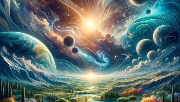 Illustration of Gênesis 1 explicado: como Deus criou o mundo em 7 dias