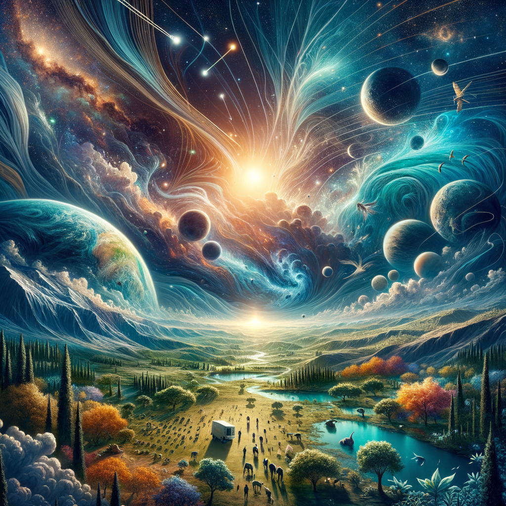Illustration of Gênesis 1 explicado: como Deus criou o mundo em 7 dias