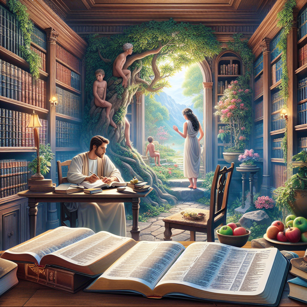 estudo bíblico Gênesis 2 illustration for Gênesis 2 Estudo Bíblico: Criação do Homem e da Mulher