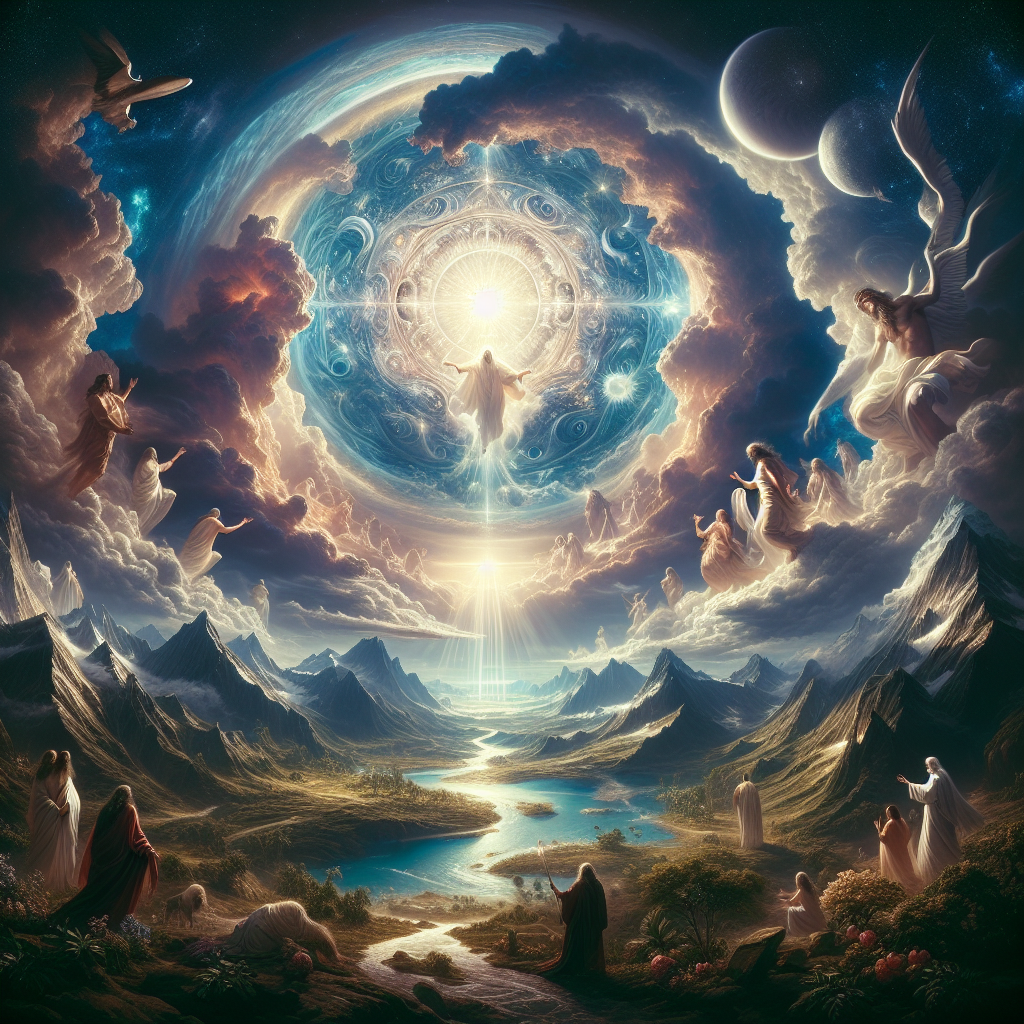 Illustration of Gênesis explicado: a criação do mundo segundo a Bíblia