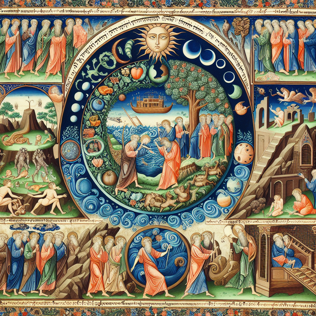 Illustration of Resumo de Gênesis: principais histórias e ensinamentos bíblicos