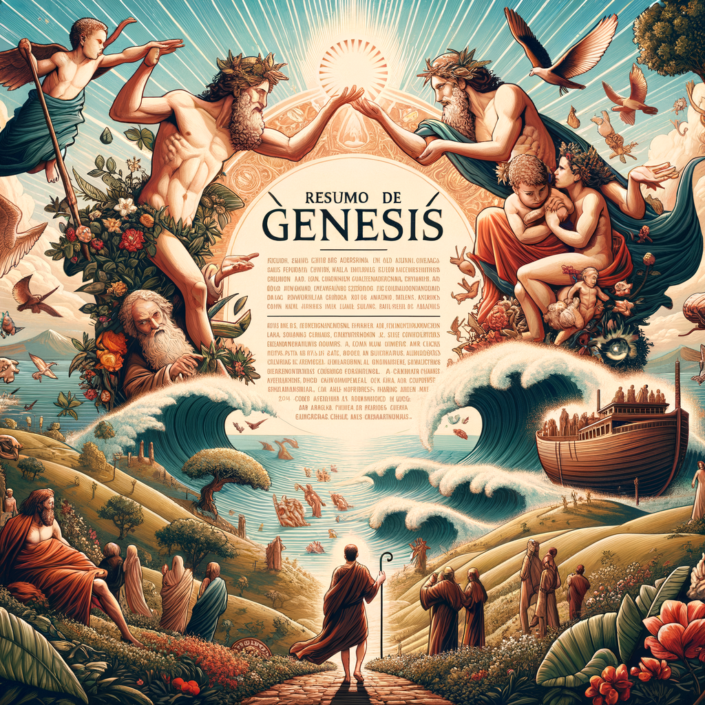 Illustration of Resumo de Gênesis: principais histórias e ensinamentos bíblicos