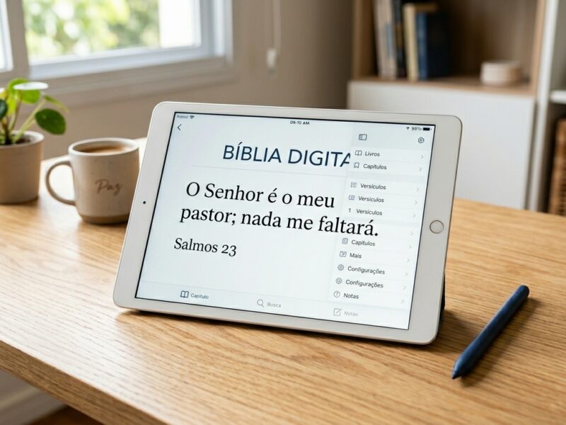 Bíblia Digital A Revolução da Fé na Palma da Mão em 2026