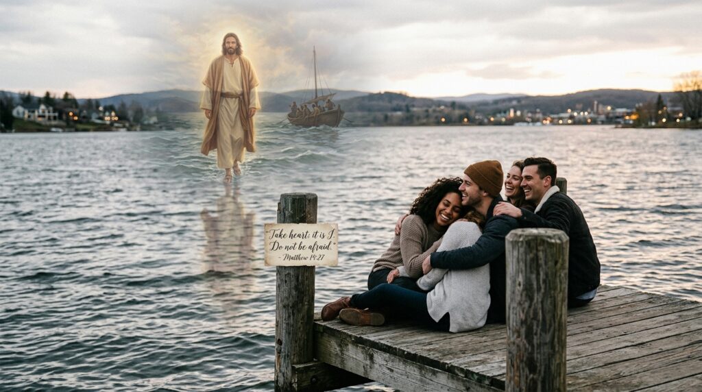 A alegria de uma amizade eterna expressa em Jesus Cristo é um conceito que transcende o tempo e as circunstâncias humanas. A passagem de Mateus 14:27