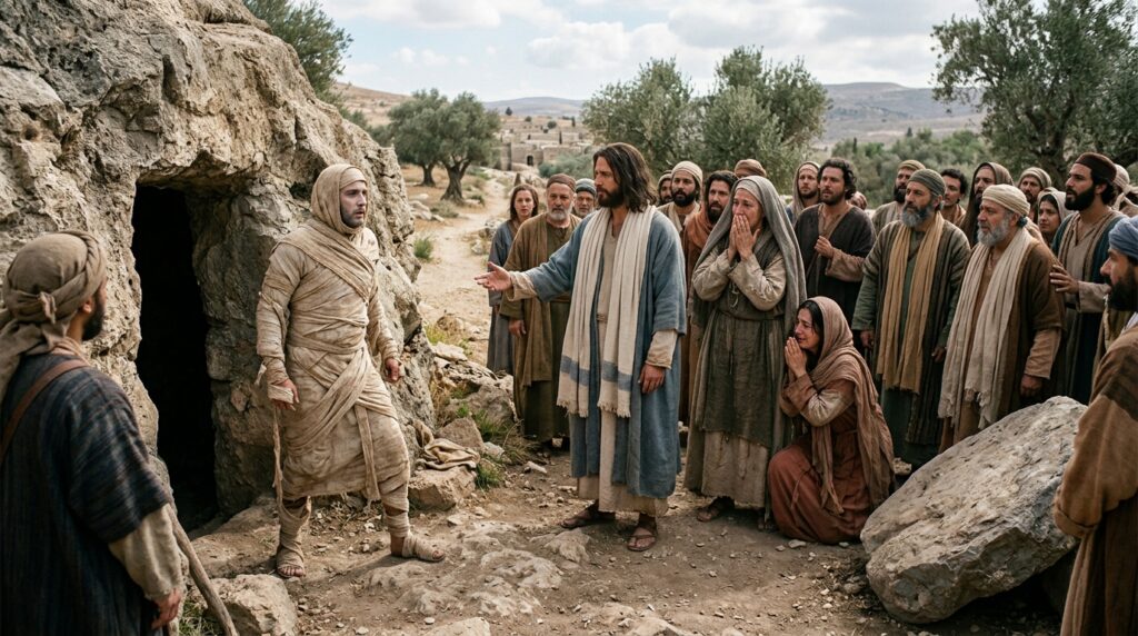 Em momentos de profunda dor e aparente desesperança, a figura de Jesus Cristo se apresenta não apenas como um consolador, mas como a própria essência da ressurreição e da vida